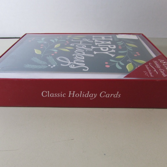 Classic Christmas Holiday Cards 18 ct w/envelopes - Picture 5 of 5